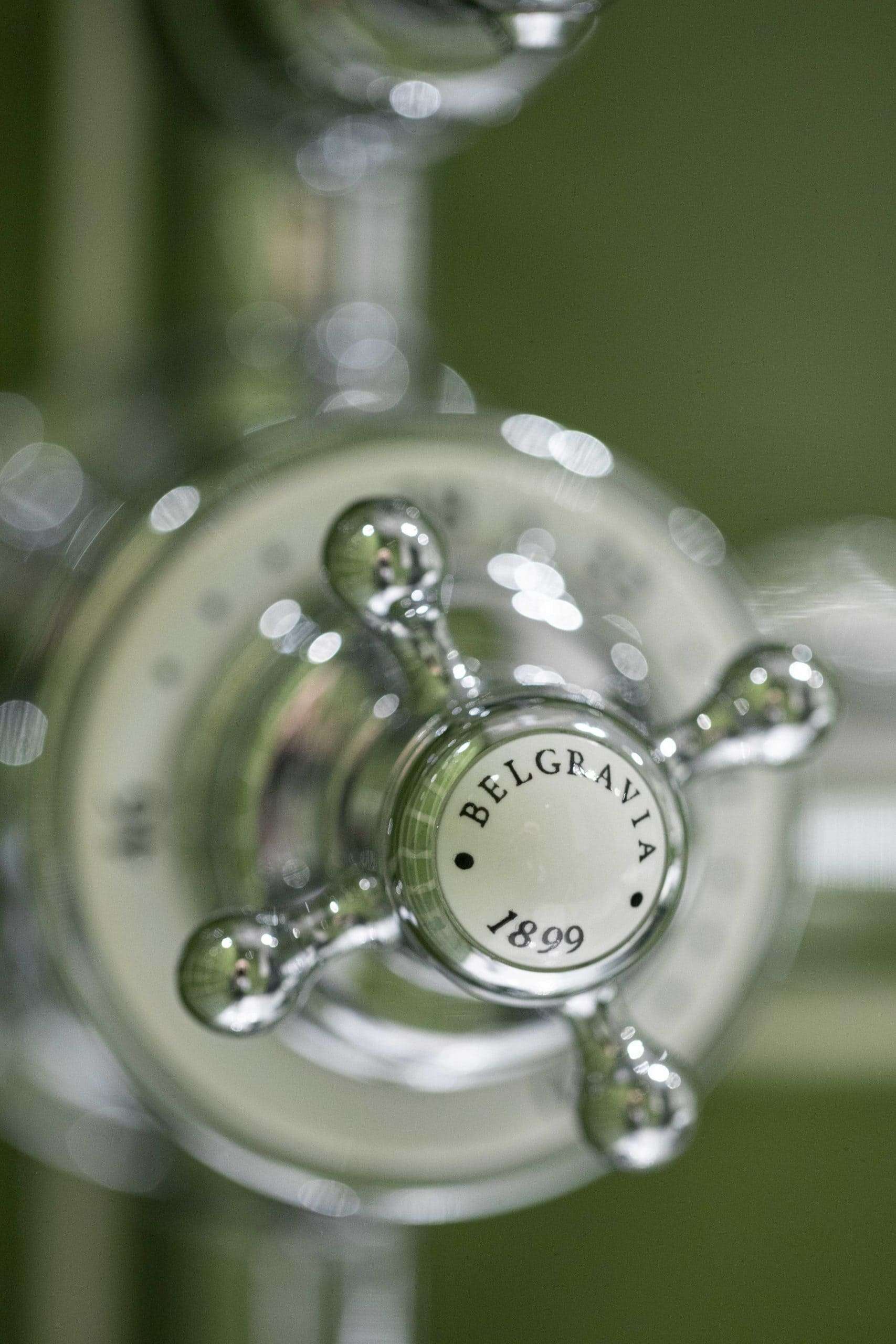 Close up photo of shower fittings taken in an interior designer's home in Tunbridge Wells, Kent