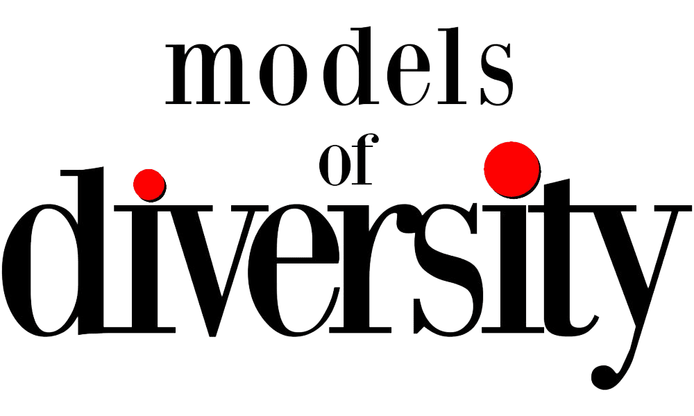 Logo of 'models of diversity' with stylized text and red dots over the 'i' letters.