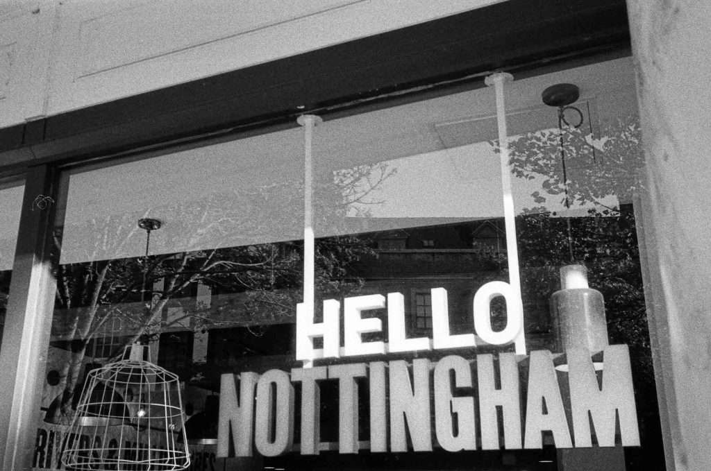 Testing out Nkon L35 AF2 with HP5 film in Nottingham